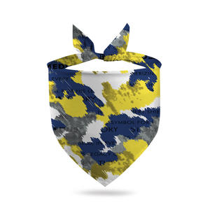 Evcil ürünler tedarikçisi toptan tarzı moda kare üçgen bandanalar baskılı düz yaka eşarp özel logo pet bandana köpek - Product Image 4