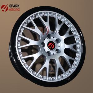 Recubrimientos en Polvo Fluorescentes Sparking Silver 9138J con Efecto Cromo Súper Negro, Dorado, Gris Humo, Azul, Rosa, Oro Rosa, Cobre - Product Image 3