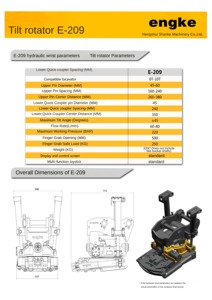 อุปกรณ์เสริมสำหรับรถขุดขนาด 6-10 ตัน พร้อมข้อต่อไฮดรอลิก หมุนได้ 360 องศา เอียงได้ 45 องศา ชิ้นส่วนหลัก แบริ่ง - Product Image 4
