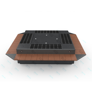 Banc de rue à énergie solaire intelligent extérieur de vente directe d'usine optimisé pour la lisibilité et le référencement - Product Image 1