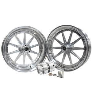 Para el Modelo 18 de <span class=keywords><strong>Harley</strong></span>, Instalación de Neumáticos Traseros Anchos, Ruedas Delanteras de Gran Ancho de 18*4.5 Pulgadas con Ruedas de Aluminio Forjado de 35 mm - Product Image 5