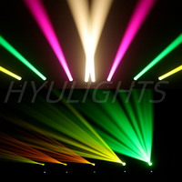 Mini projecteur LED mobile 200W Beam Spot Wash 24 prismes Sharpy DMX512 pour DJ, discothèque, scène, éclairage de fête, mariage, événement