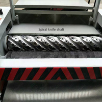 Mesin Perata Kayu NEWEEK Heavy Duty Single Side 700mm 500mm Helical Cutterhead Straight Spiral Bladeswood Thicknesser Planer