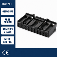 1379671-1 Vente directe usine Connecteur femelle 40 broches en alliage de cuivre pour automobile domestique, câblage 12V/14V, boîtier PBT, fixation sur câble