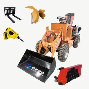 Mini Front Wheel Loaders Mini Front End Loader Small Diesel Mini Wheel Compact Farm Loader