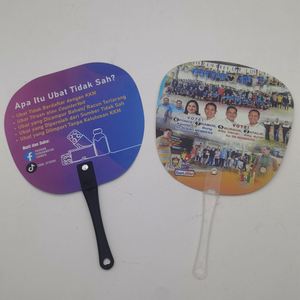 Abanicos de Mano de Plástico Personalizados con Logotipo Impreso, Abanicos de Plástico PP para Publicidad, Regalo Promocional para Invitados - Product Image 5