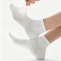 Chaussettes d'uniforme blanches personnalisées avec logo, en coton classique, très élastiques et extensibles, pour les sports d'équipe