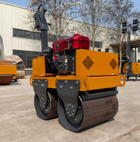 Compacteur vibrant à double tambour SVH50 de 0,5 tonne, prix direct usine, pour le compactage des fossés et de l'asphalte