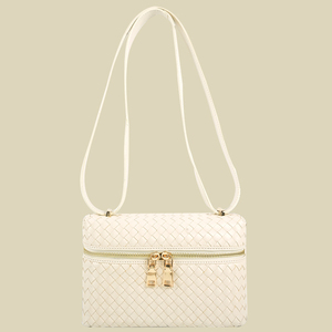 Bolso Bandolera Cuadrado de Mujer con Textura Tejida, Cierre de Cremallera y Forro de Poliéster, Venta Caliente de Fábrica - Product Image 2