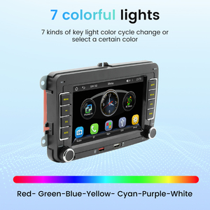 Autoradio 2 Din, lecteur multimédia GPS Android Auto Carplay pour Volkswagen Skoda Octavia Golf 5 6 Touran Passat Polo Jetta - Product Image 5