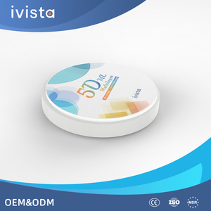 בלוק זירקוניה דנטלי 5D ML בעל קשיות גבוהה 650-950MPa ועמידות לכיפוף, במלאי, לעיבוד שבבי במעבדות שיניים - Product Image 1