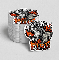 Autocollants personnalisés avec logo de marque, autocollants de style tatouage imperméables, autocollants vintage imprimés sur mesure, autocollants en vinyle avec logo animal ou crâne