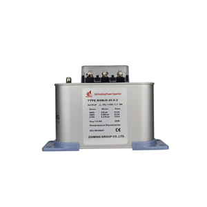 Condensateur de puissance basse tension BSMJ0.45-5-3 5kvar 450v triphasé pour correction du facteur de puissance, banque de condensateurs de puissance - Product Image 1
