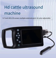 Instrument de diagnostic à ultrasons vétérinaire JZ-YVEA8 Instrument de test de grossesse ultra haute définition pour les bovins