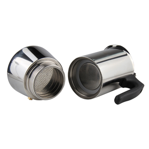 <span class=keywords><strong>Cafetera</strong></span> Espresso de Acero Inoxidable con Válvula de Seguridad, <span class=keywords><strong>Cafetera</strong></span> <span class=keywords><strong>Italiana</strong></span> Moka para Inducción, Gas y Eléctrica - Product Image 5