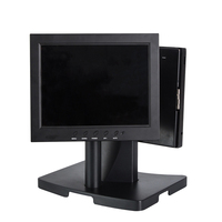 Moniteur tactile de bureau sans fil avec double support, pour caisse bains