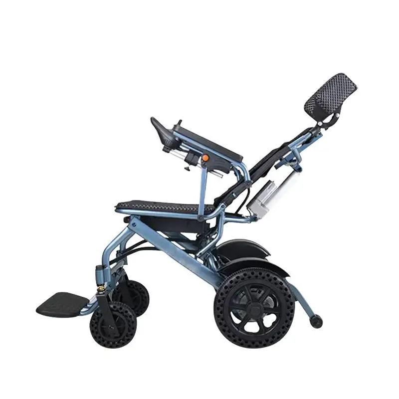 軽量折りたたみ式車椅子アルミニウム合金25KG12AH車椅子から飛行機への使用電動車椅子