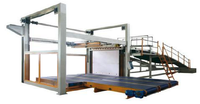Ligne de production de carton ondulé avec empileur automatique de paniers Royal, empileur de carton 380V 200m/min