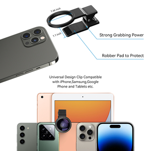 <span class=keywords><strong>Kit</strong></span> d'objectifs pour téléphone portable <span class=keywords><strong>Apexel</strong></span> 0.45X grand angle et 15X macro, compatible avec iPhone, pour ongles, cils et petits objets - Product Image 5