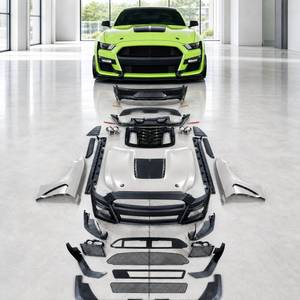 Kit complet de conversion et de lifting pour Ford <span class=keywords><strong>Mustang</strong></span> <span class=keywords><strong>GT500</strong></span> 2015-2017 : pare-chocs avant et arrière, capot et ailes modifiés. - Product Image 3