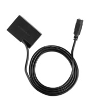 Câble droit avec connecteur femelle DC pour batterie factice LP-E17, conducteur en cuivre, gaine en PVC, pour appareil photo