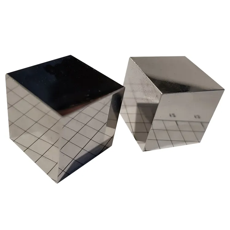 Cubo de densidade do elemento do metal da precisão da fabricação personalizada
