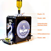 Dernier modèle de refroidisseur de bouteilles de luxe pour champagne, bière, cava, distributeur électrique de vin froid, machine de refroidissement de boissons et spiritueux pour une seule bouteille