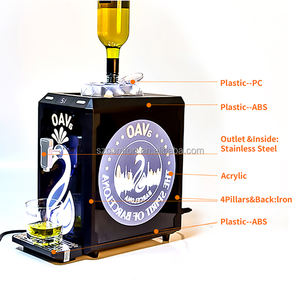 Última Máquina Enfriadora <span class=keywords><strong>de</strong></span> Lujo para Bebidas Alcohólicas y <span class=keywords><strong>Licores</strong></span> <span class=keywords><strong>de</strong></span> una Sola Botella, Dispensador Eléctrico <span class=keywords><strong>de</strong></span> Vino Frío, Champán, <span class=keywords><strong>Cava</strong></span> y Cerveza - Product Image 5