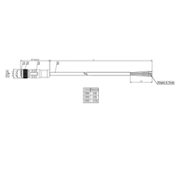 Connecteur circulaire moulé en PVC PUR, câble de capteur à code M12 5 broches de qualité industrielle, étanche IP67, directement de l'usine