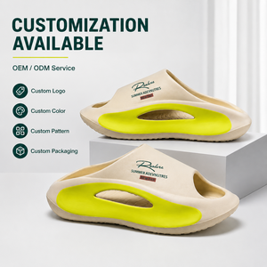 Sandales en mousse style avion, claquettes moulées, logo personnalisé gravé, imprimé en relief, unisexe, vente en gros, faible MOQ, Chanclas - Product Image 2