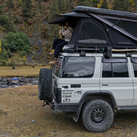Tenda Atap Mobil Ringan Berbahan Aluminium ADA OVERLAND untuk Truk, Tahan Air, Tahan Angin, Glamping Keluarga, Camper Mobil