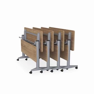 Mesa <span class=keywords><strong>de</strong></span> Actividades para el Aprendizaje en el Aula, Mesa Plegable Móvil <span class=keywords><strong>de</strong></span> 120 cm, Diseño Moderno, Material <span class=keywords><strong>de</strong></span> Madera - Product Image 3