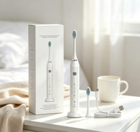 Fabricant OEM, brosse à dents électrique sonique automatique pour enfants, IPX7, rechargeable, étanche, brosse électronique pour enfants