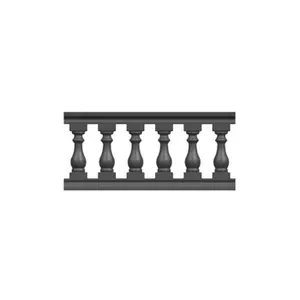 Molde de coluna romana para decoração, molde de plástico para varanda