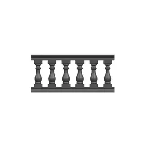 Romeinse Kolom Mallen Beton Plastic Mallen Voor Tuin Balkon Hek Decor Balustrades Schimmel Te Koop