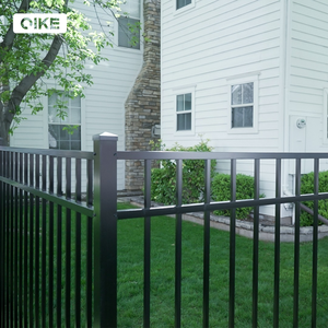 Alta seguridad Tubular Diplomat Stain INTER <span class=keywords><strong>PON</strong></span> Polvo Hercules barandilla de acero de zinc Paneles de valla de 8 pies Valla de hierro forjado de 6 pies - Product Image 5