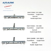 Potentiomètres à glissière ALPS RS60 Series Travel 45mm Longueur 60mm 10K 20K 50K 10A 1B pour table de mixage audio Yamaha