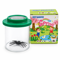 Pot d'observation des insectes pour enfants, loupe double, attrape-insectes, jouet éducatif STEM, logo et couleurs personnalisés