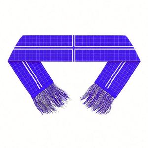 Écharpe de supporter imprimée double couche en polyester personnalisée avec pompons, couleurs vives, ne se décolore pas, pour l'équipe nationale de football - Product Image 2