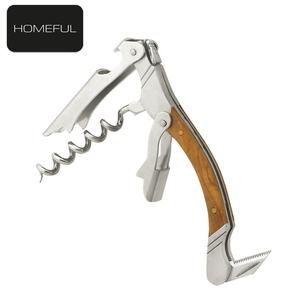 <span class=keywords><strong>Tire</strong></span>-<span class=keywords><strong>bouchon</strong></span> <span class=keywords><strong>Laguiole</strong></span> pour bière et vin avec manche en bois Pakka, 2 en 1, écologique, multifonction - Product Image 2