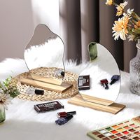 Miroir de sol de forme spéciale irrégulièrement sans cadre miroir pleine longueur miroir de chambre à coucher pour la décoration intérieure