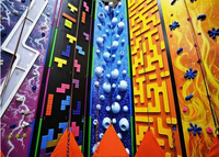 Mur d'escalade souple pour enfants au design attrayant pour centre d'amusement