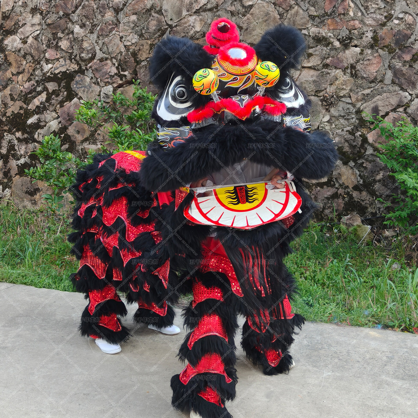 High-end wool bamboo adult black color-changing light