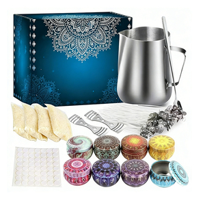 Vela Aromática Personalizada con Logotipo, Empaque de Lujo en Lata, Cera de Soya, Boutique, Promoción, Evento, Regalo, Surtido, Exhibición - Product Image 1