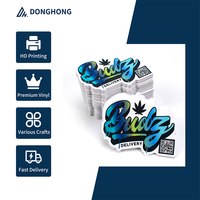 Impresión UV Personalizada, Adhesivo de Vinilo Resistente al Agua y a la Intemperie, Adhesivos Autoadhesivos con Código QR, Adhesivos Troquelados para Publicidad en Computadoras Portátiles