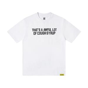 T-shirt da Baseball Unisex in Cotone Personalizzata con Stampa 'That's <span class=keywords><strong>an</strong></span> Awful Lot of Cough Syrup' per Uomo - Product Image 3