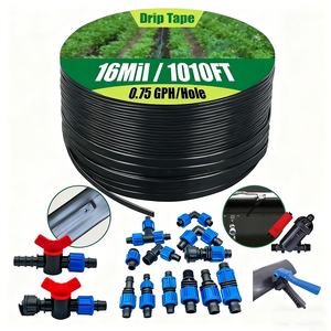 Nastro per <span class=keywords><strong>Irrigazione</strong></span> a Goccia 10/15/20/25/30cm, Tubi per <span class=keywords><strong>Irrigazione</strong></span> <span class=keywords><strong>con</strong></span> Emettitore Piatto Interno da 16mm, Rotolo di Nastro <span class=keywords><strong>Gocciolante</strong></span> - Product Image 2