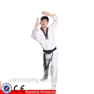 Uniforme di Taekwondo Bianca Personalizzata all'Ingrosso, Dobok su Misura, Attrezzatura per Arti Marziali - Product Image 2