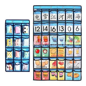 School Student Classroom <b>Wall</b> <b>Hanging</b> Oxford Fabric Non Woven Mobile Phone <b>Storage</b> Bag - Product Image 4