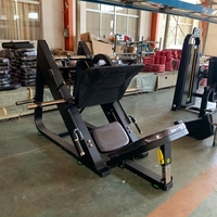 Machine de presse à jambes à 45 degrés à charge de plaques pour usage commercial en salle de sport, équipement de fitness et d'entraînement de force